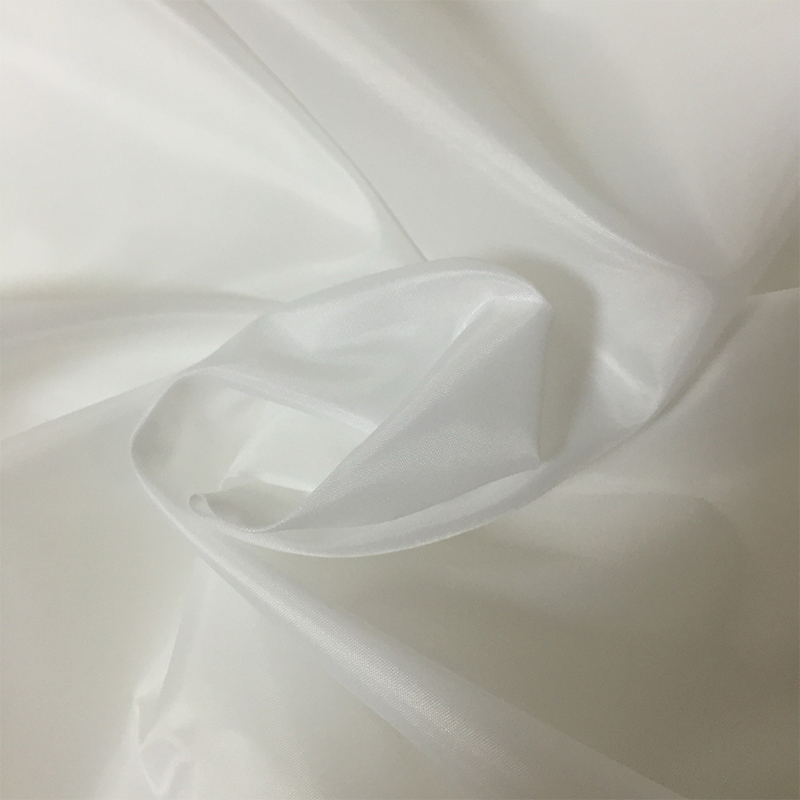 Blødt ensfarvet polyester taft stof