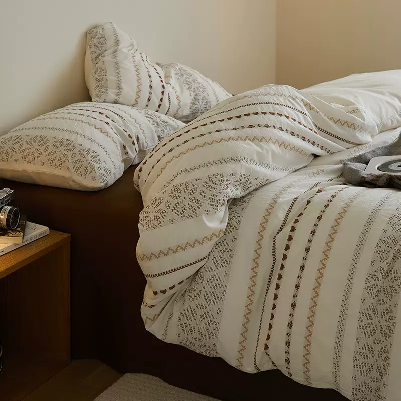 Ultrablødt sengesæt med trykt 100% polyester mikrofiber