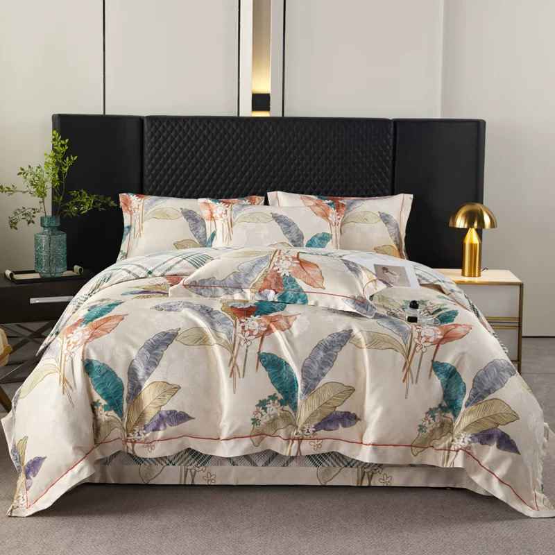 Ultrablødt sengesæt med trykt 100% polyester mikrofiber